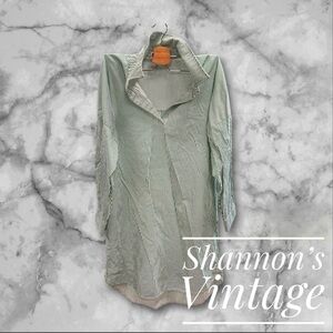 Caryn Lawn One Size Striped Shirt Dress A42